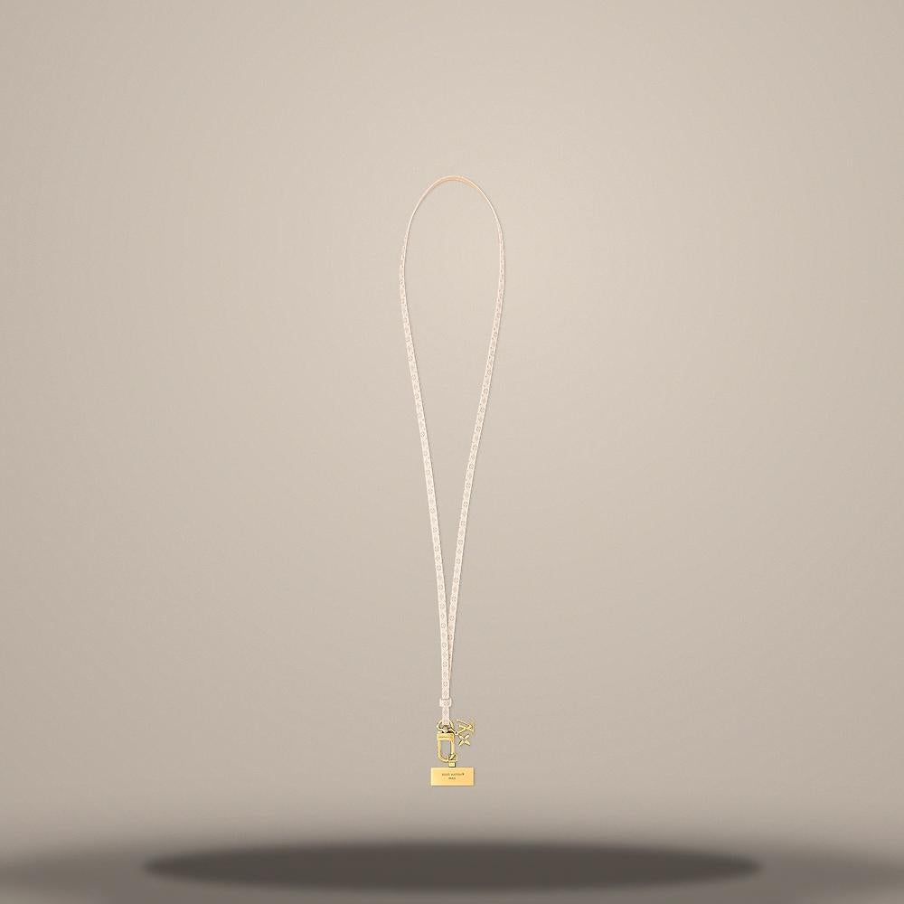 Louis Vuitton Monogram Dune Beige Phone Strap Keyring M04137