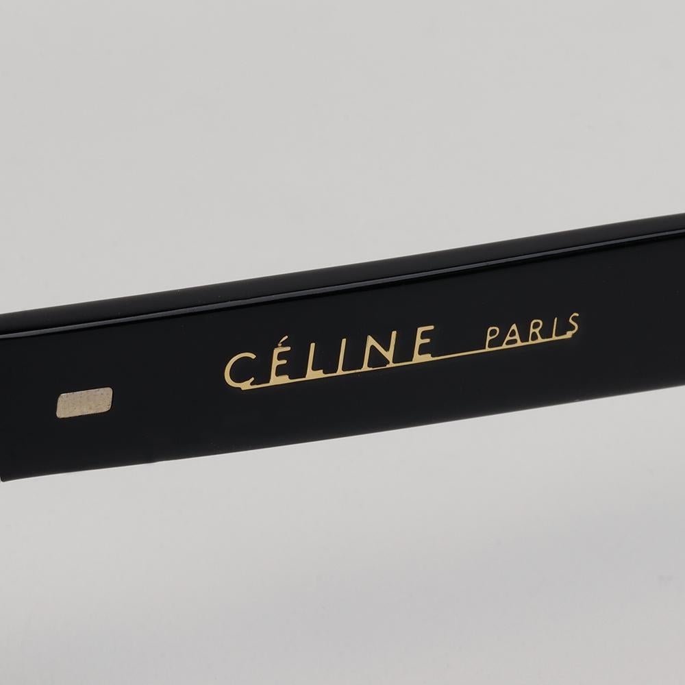 CELINE Black Thick Square Acetate Eyeglasses Asian Fit Unisex CL50011F 001