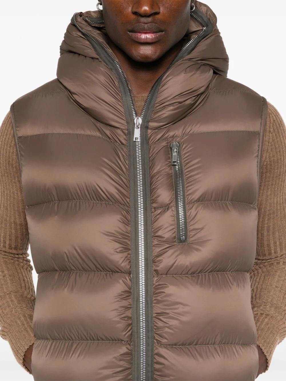 Rick Owens Sealed Down Vest Fawn RU02D6746 NPD4 134
