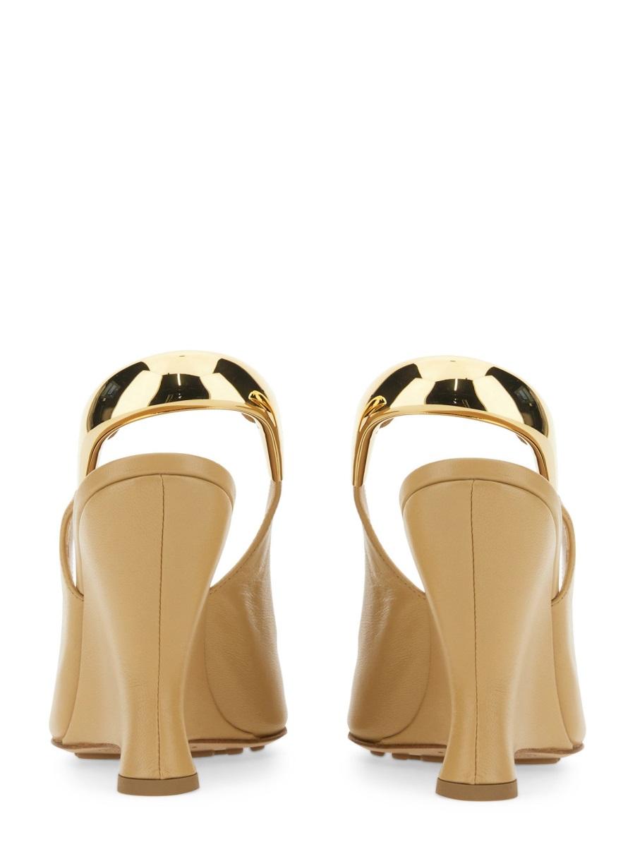Bottega Veneta Leather Slingback Pumps