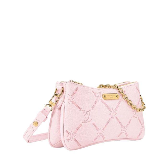 Louis Vuitton Pochette Rive Leather Shoulder Bag