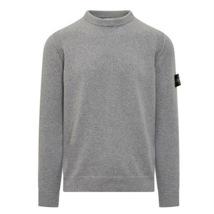 STONE ISLAND Wool Sweatshirt T-Shirt Crewneck Pullover for Men
