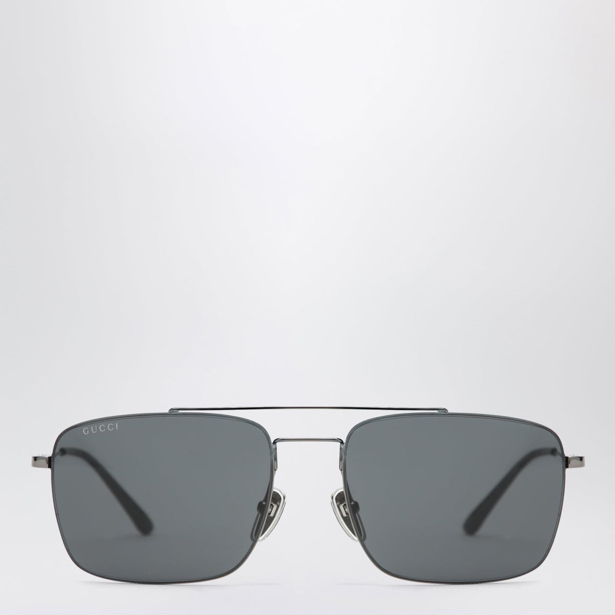 GUCCI Black Acetate Oversized Square Sunglasses