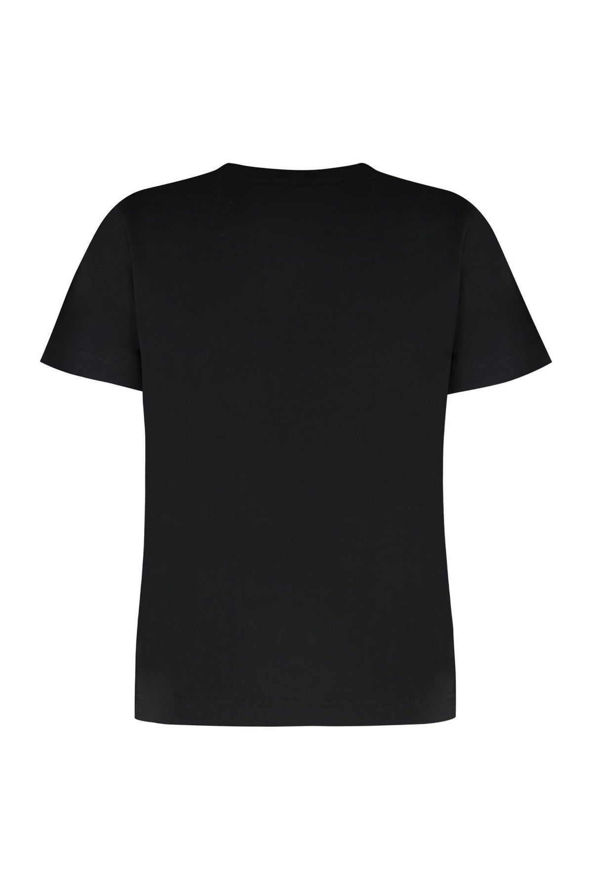 Moncler Black Cotton Short Sleeve T-Shirt