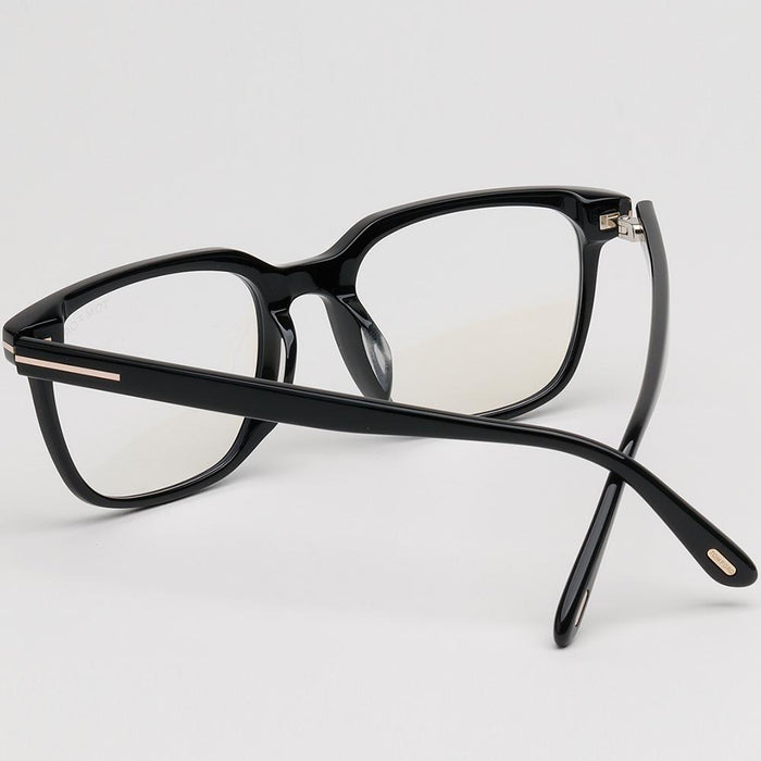 TOM FORD Blue Light Blocking Asian Fit Eyeglass Frames Unisex TF5818FB 001