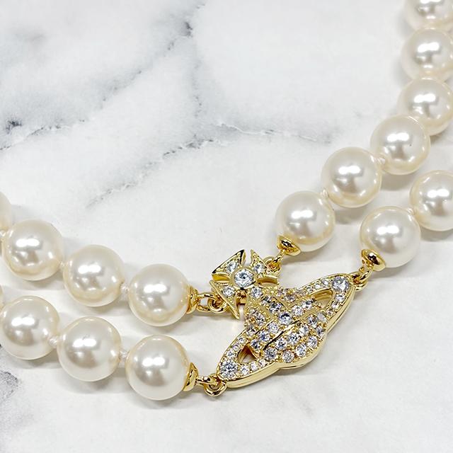 Vivienne Westwood Graziella Pearl Choker Necklace