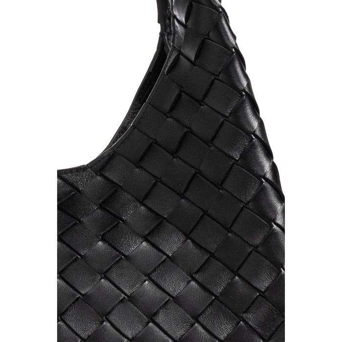 Bottega Veneta Campana Small Tote Bag Black Leather