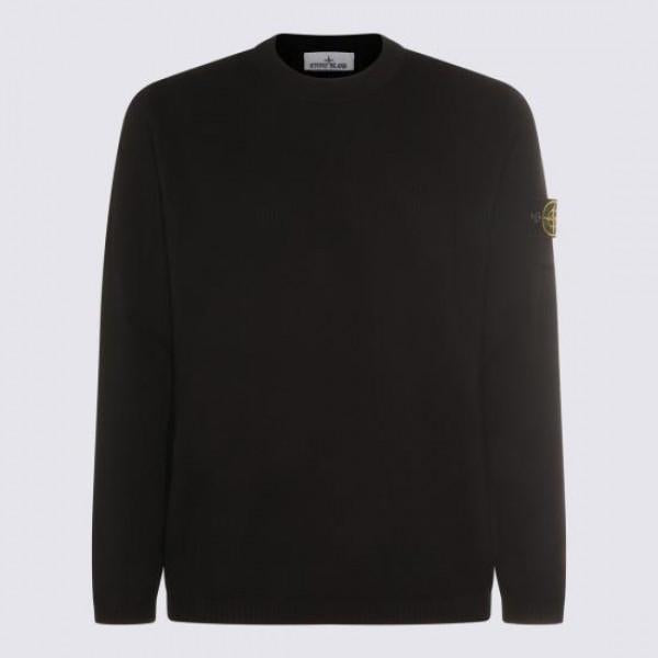 STONE ISLAND Organic Soft Cotton Micro Stitch Crewneck Sweater