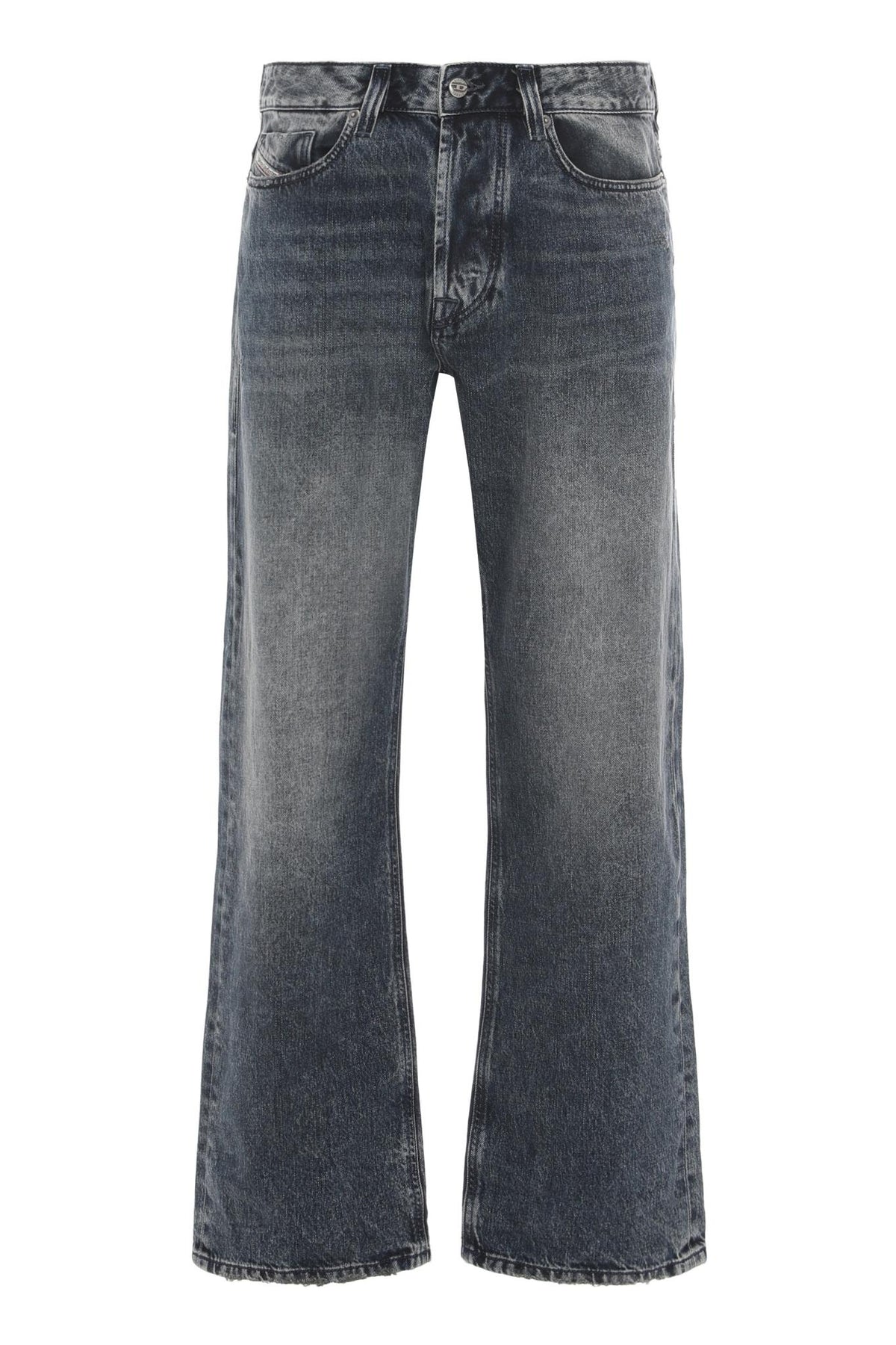 DIESEL Blue Denim Jeans Men’s Straight Fit Pants