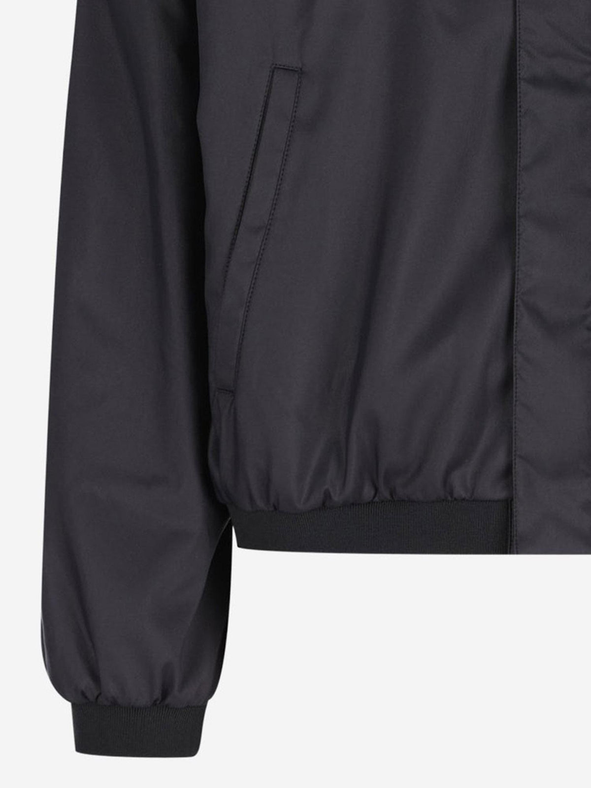 GUCCI Black Wool Blend Zip-Up Jacket