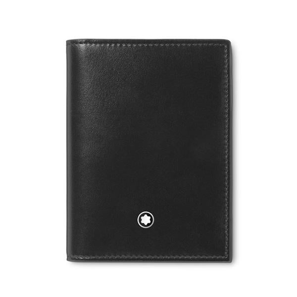 Montblanc Meisterstück Business Card Holder Black Leather Wallet