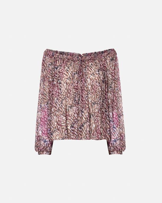 Isabel Marant Silk Blend Blouse for Women HT0346FAB1J11E40RY RASPBERRY DOM