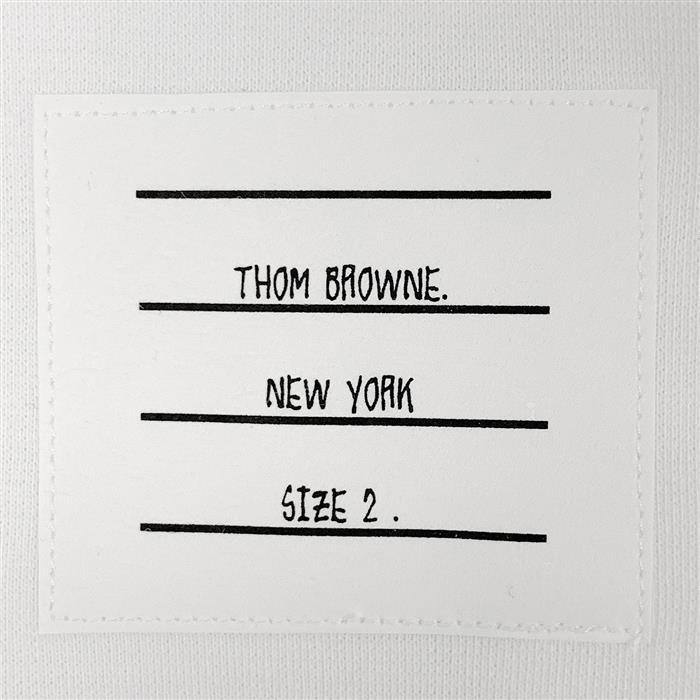 THOM BROWNE Tricolor Stripe Pocket Short Sleeve T-Shirt MJS183A RWB