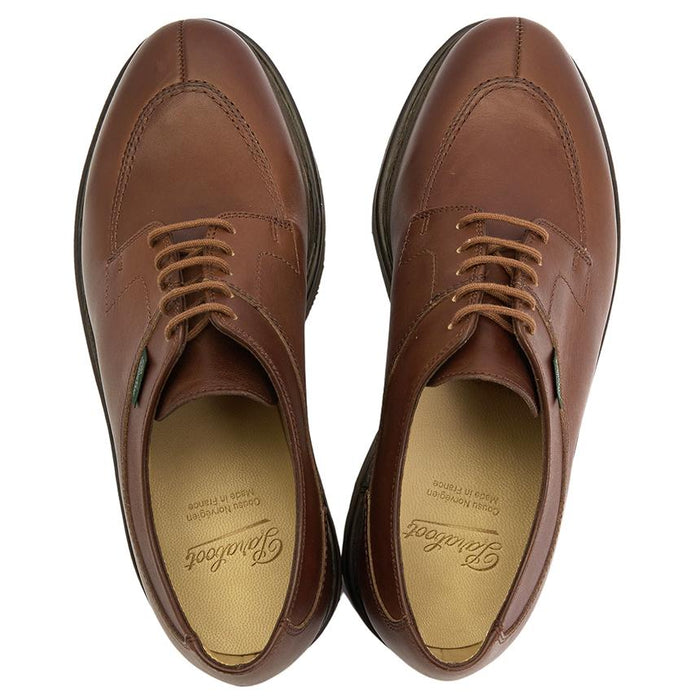 PARABOOT Avignon Leather Derby Shoes for Men 705111 LIS MARRON