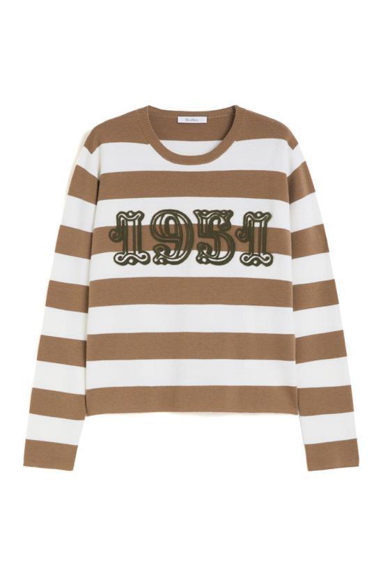 Max Mara Virgin Wool Crewneck Sweater 21366091600 009