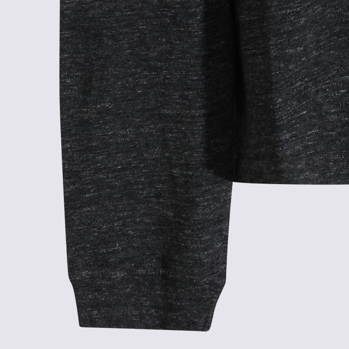 Maison Margiela Long Sleeve Sweatshirt Cotton Blend Navy Women’s Top