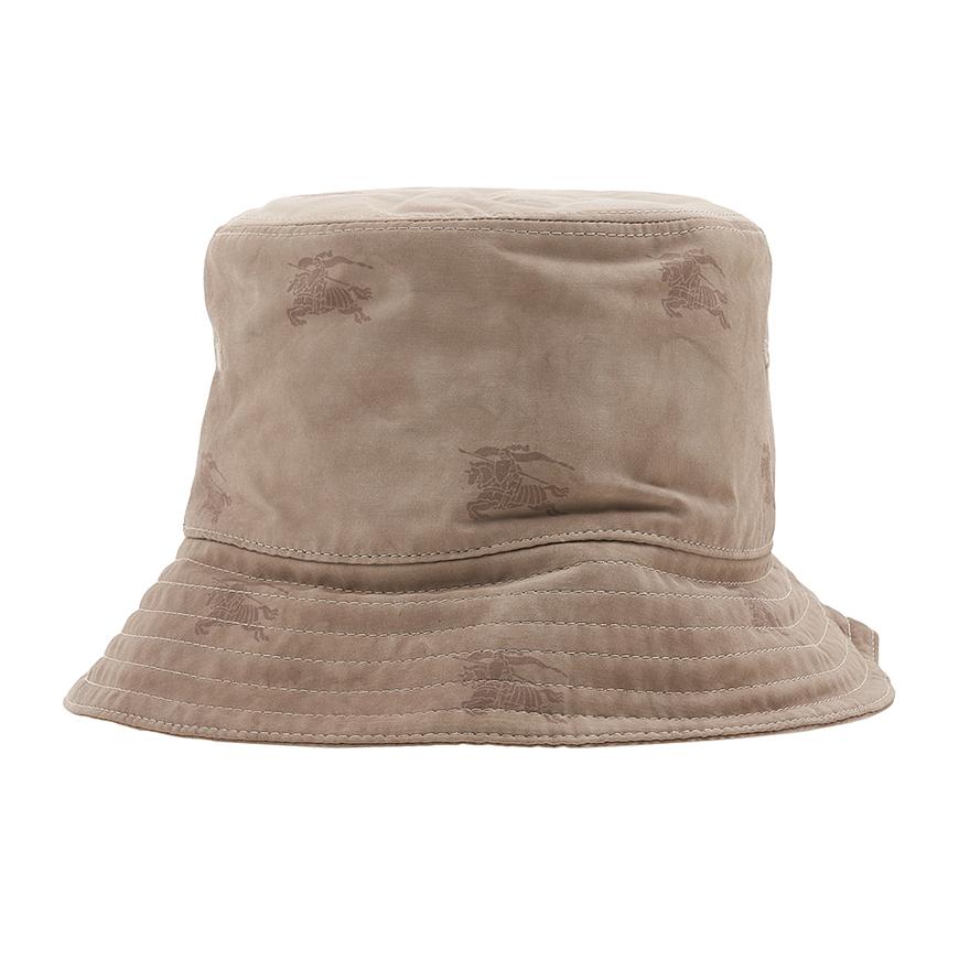 BURBERRY EKD Technical Cotton Bucket Hat Navy Unisex