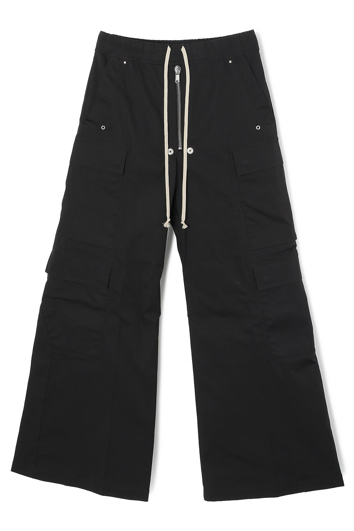 Rick Owens Black Wide Cargo Pants RU01E5339 TE 09
