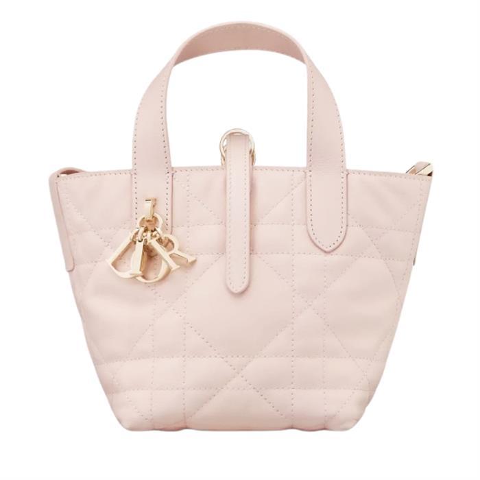 DIOR Toujours Vertical Nano Tote Bag Saffiano Leather Blue Should S6100OSNW M413
