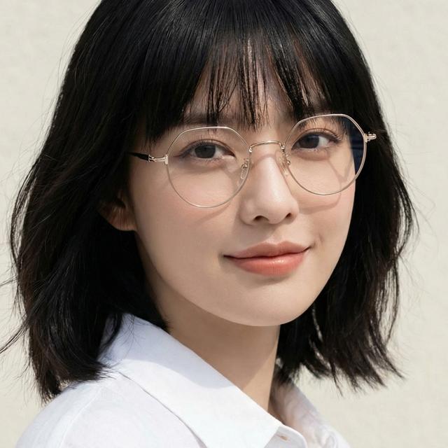 TOM FORD Blue Light Blocking Asian Fit Gold Frame Eyeglasses TF5789KB 028
