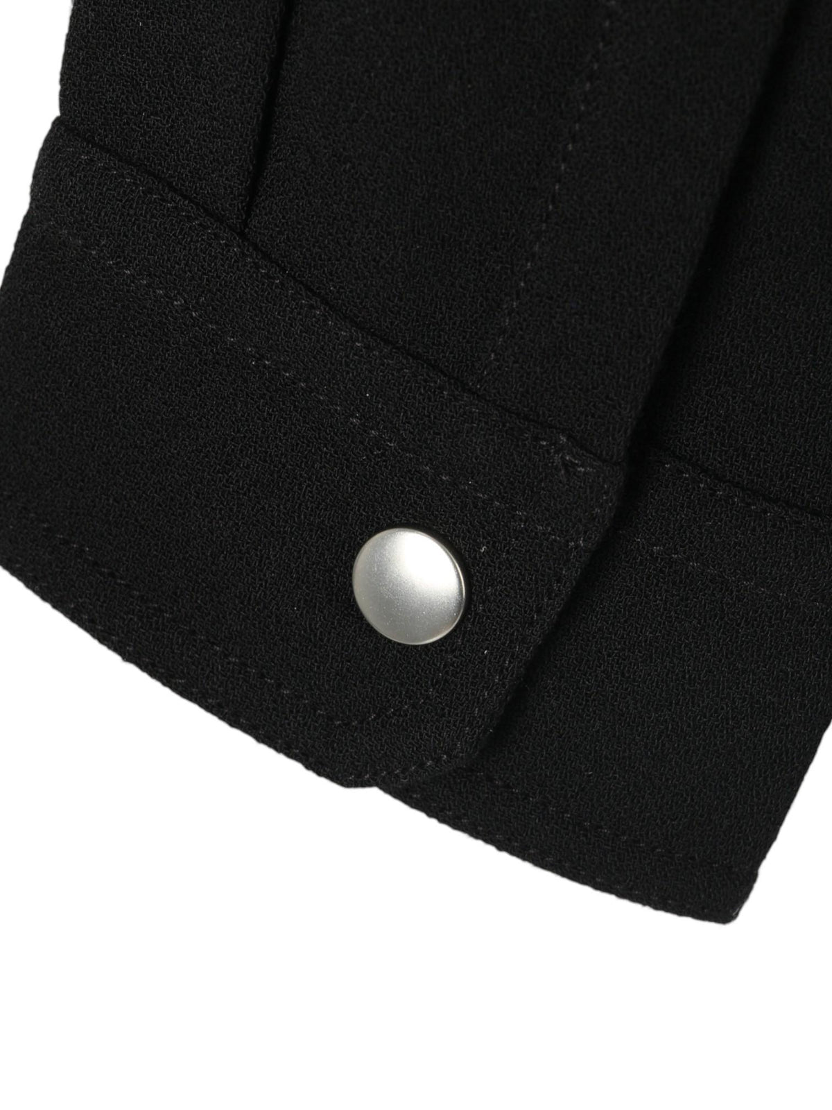 Rick Owens Wool Sable Larry Fogpocket Long Sleeve Shirt Black