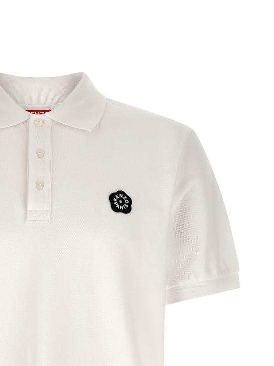 KENZO Men’s Cotton Polo Shirt FG5 5PO102 4PU 01 WHITE DOM