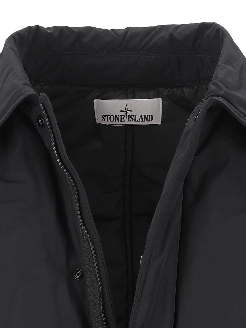 STONE ISLAND Black Down Puffer Jacket Men’s