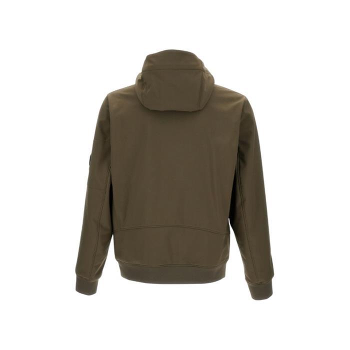 CP Company Fleece Hooded Jacket Ivy Green Down/Padded Coat