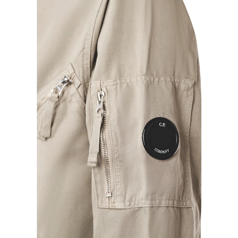 CP Company Men's Cotton Linen Shirt Jacket