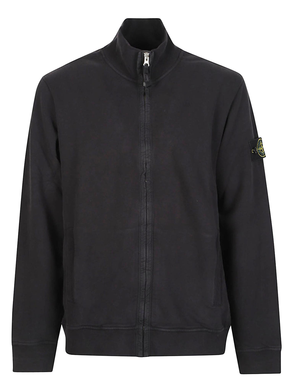 STONE ISLAND Cotton Hoodie Mens Pullover Sweatshirt Navy