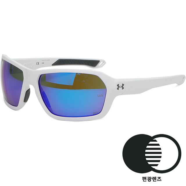 Under Armour Polarized Sports Sunglasses Blue Mirror Outdoor Unis UA RECON 6HT7N