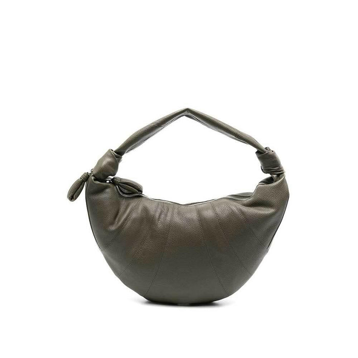 Lemaire Croissant Fortune Mini Crossbody Bag Brown Leather