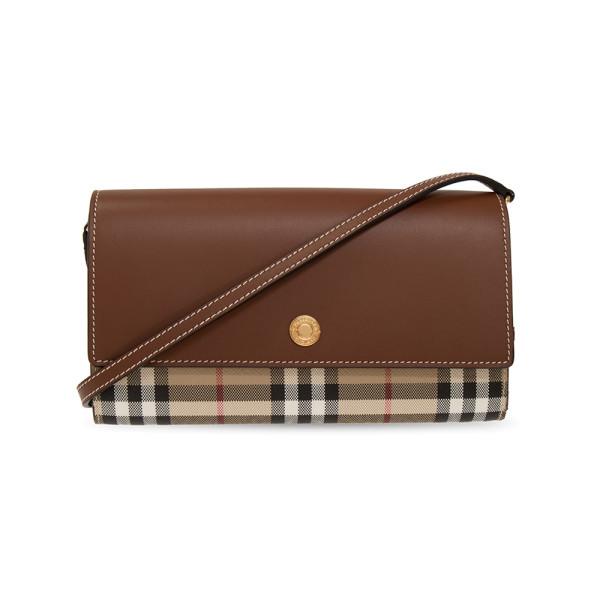 BURBERRY Archive Beige Tan Check Hanna Crossbody Bag