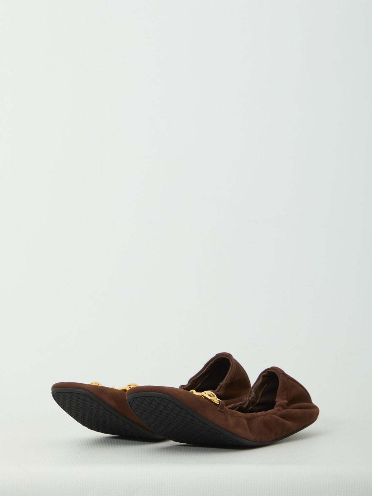 GUCCI Leather Flat Shoes Black Women’s Ballet Flats