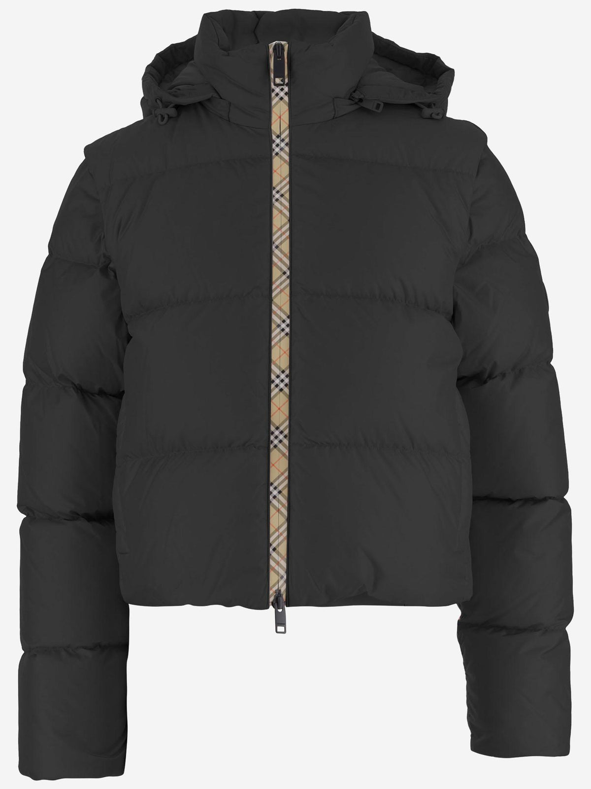 BURBERRY Black Down Puffer Jacket for Women