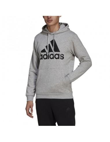 Adidas Women’s Hooded Sweatshirt GK9577 MEDIUM GREY HEATHER BLACK DOM