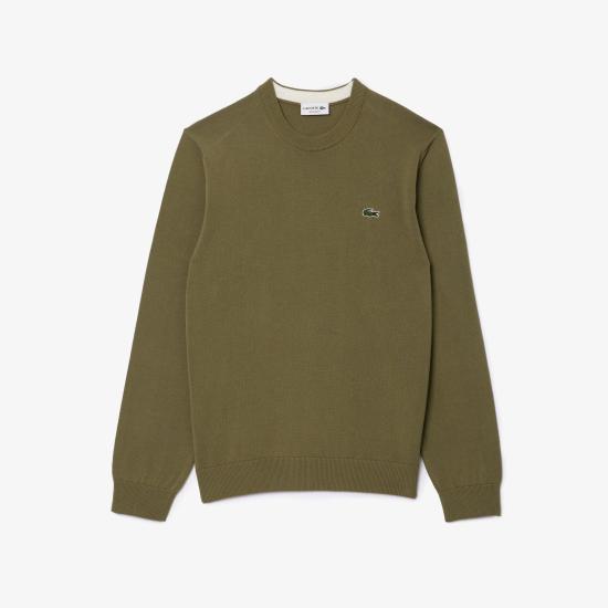 Lacoste Crewneck Knit Sweater for Men AH1985BMY DOM