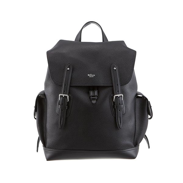 Mulberry Heritage Grain Leather Men's Backpack Black