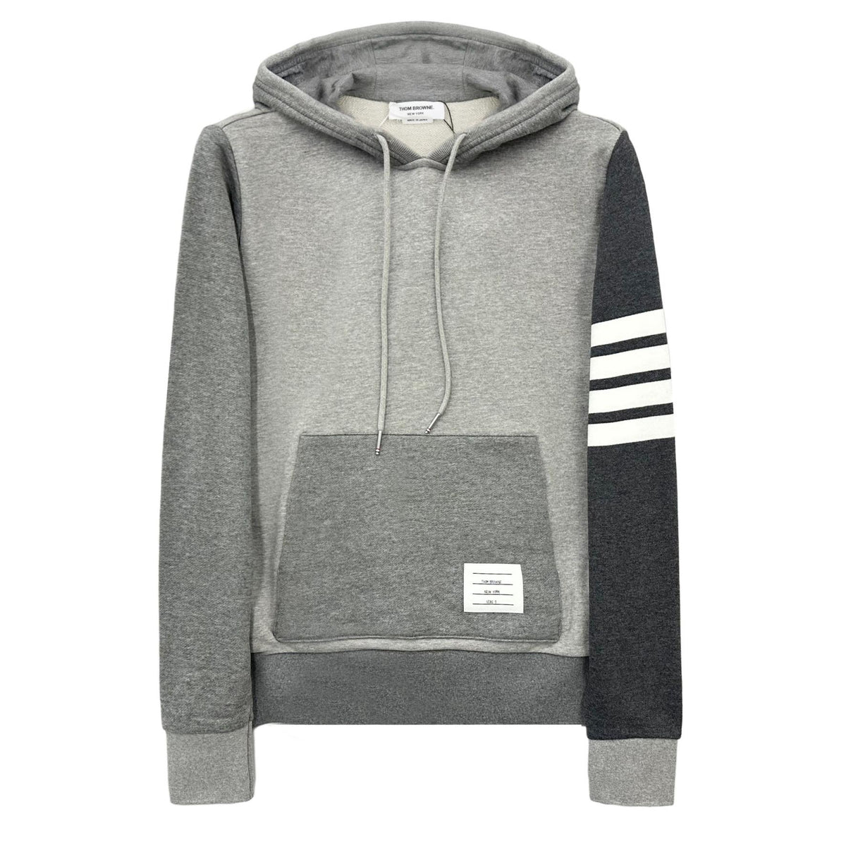 THOM BROWNE 4-Bar Armband Funmix Hoodie Sweatshirt Men’s MJT074F 982