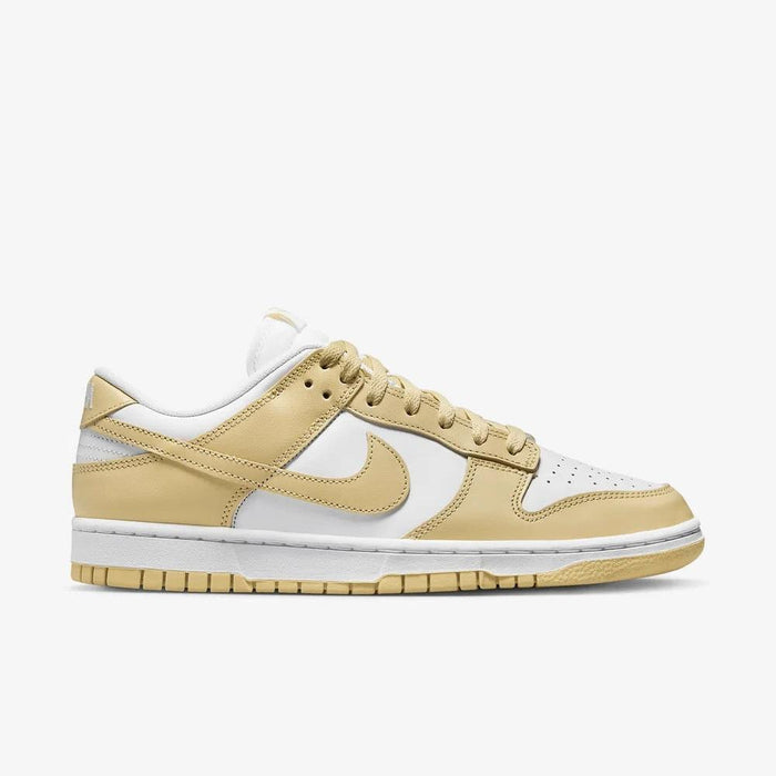Nike Dunk Low Team Gold and White Low-Top Sneakers