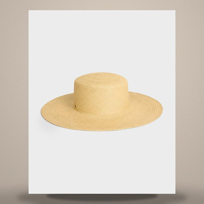 CELINE Natural Straw Ribbon Bucket Hat AA0IY545I 03NA