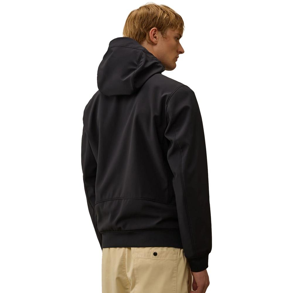 CP Company Mens Fleece Hooded Jacket Navy