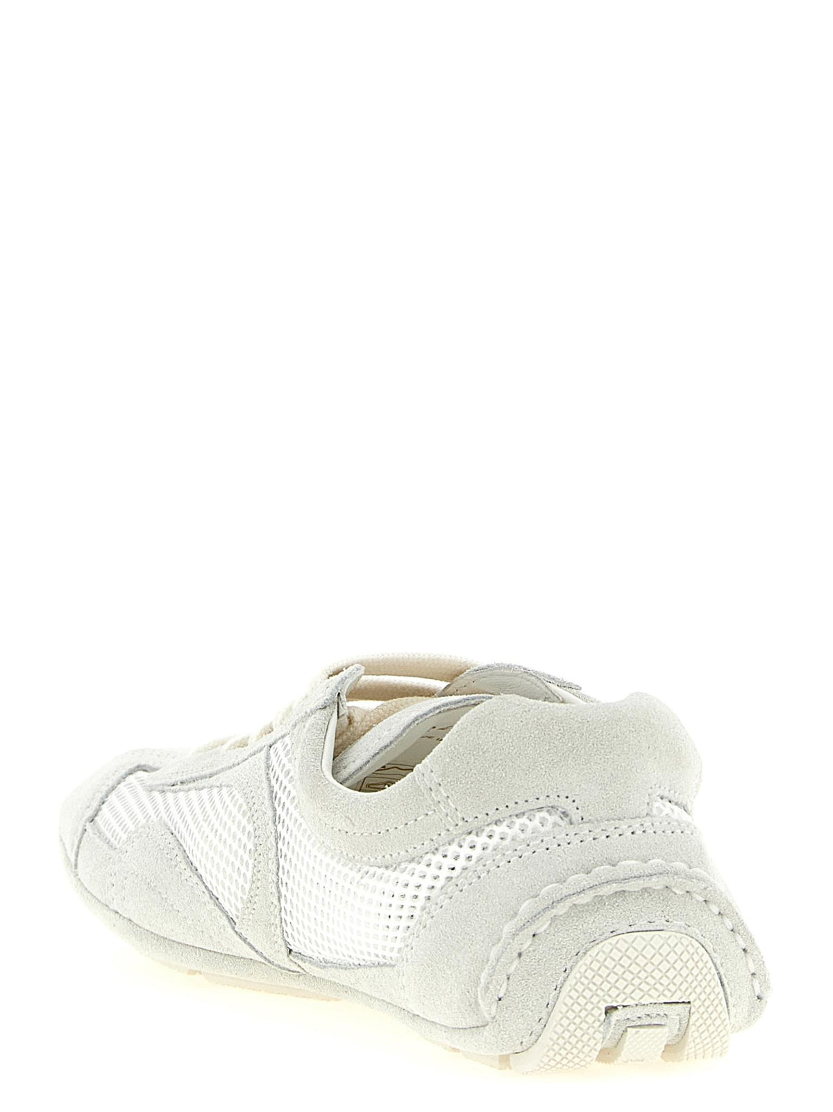 PRADA Black Leather Low Top Sneakers