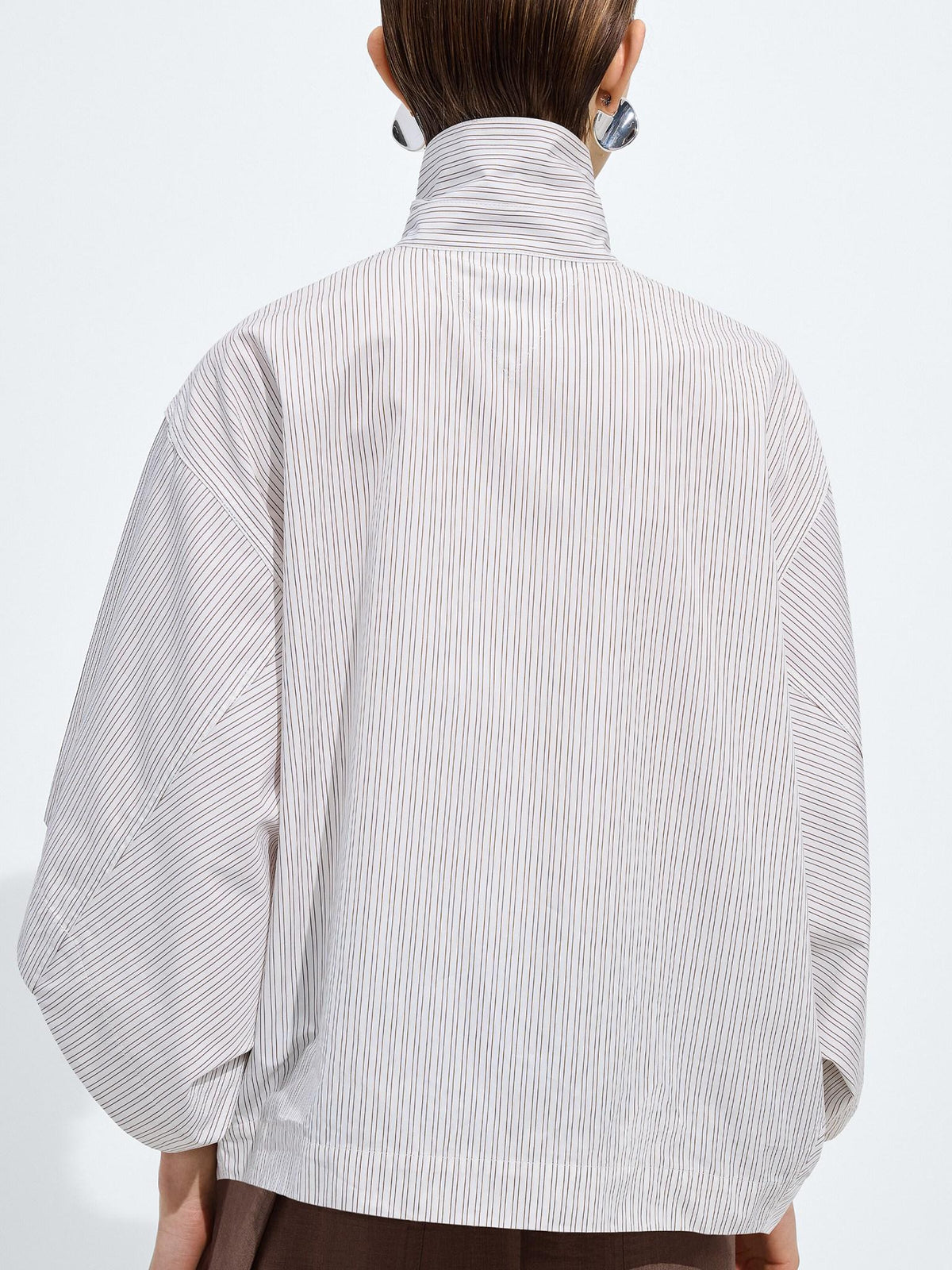 Bottega Veneta Long Sleeve Button-Up Shirt Women’s FW26 Black