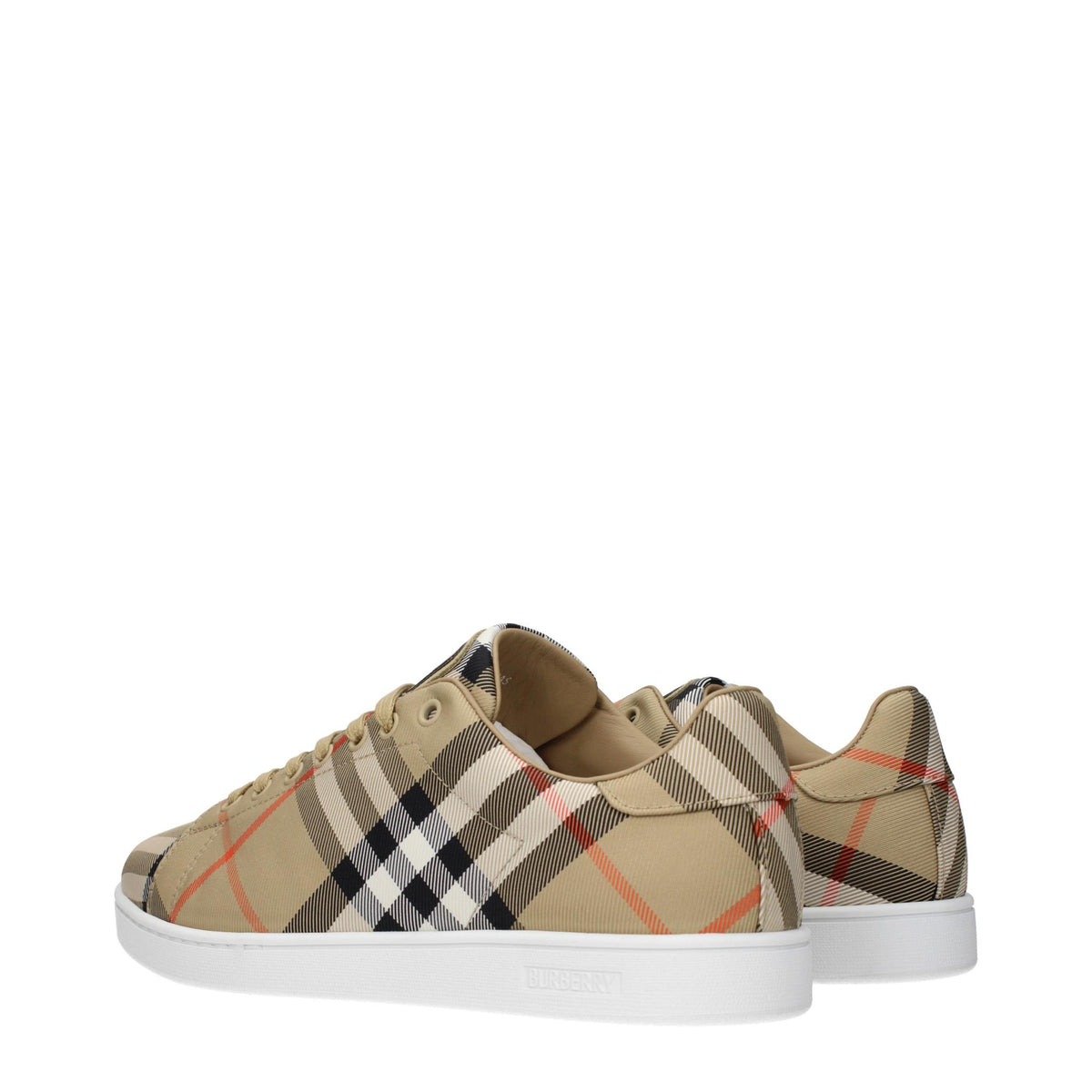 BURBERRY Leather Low-Top Sneakers for Men