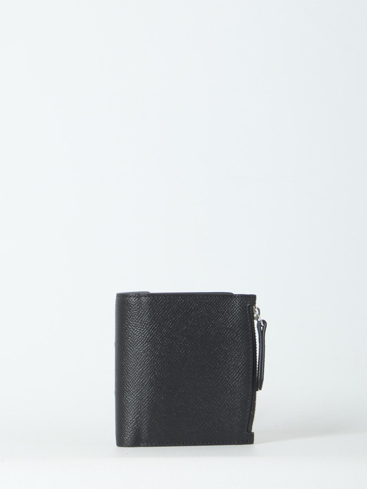 Maison Margiela Black Leather Card Holder Wallet