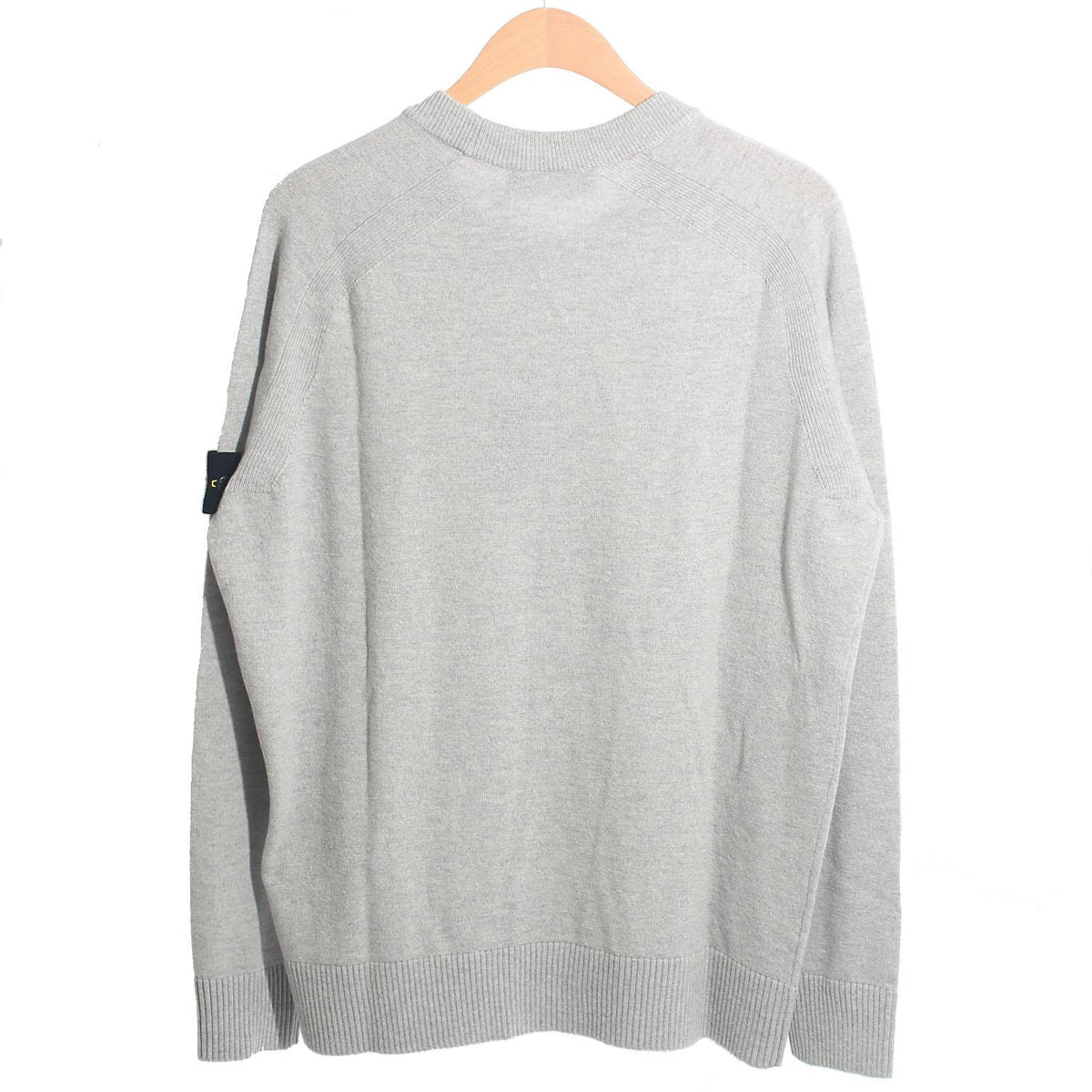 STONE ISLAND Wool Crewneck Sweater Gray Men’s