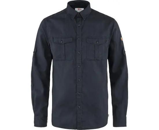 Fjallraven Long Sleeve Shirt for Men 87208555 NAVY DOM