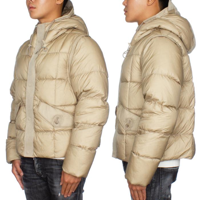 Ten C Hurricane Combo Hooded Down Puffer Jacket