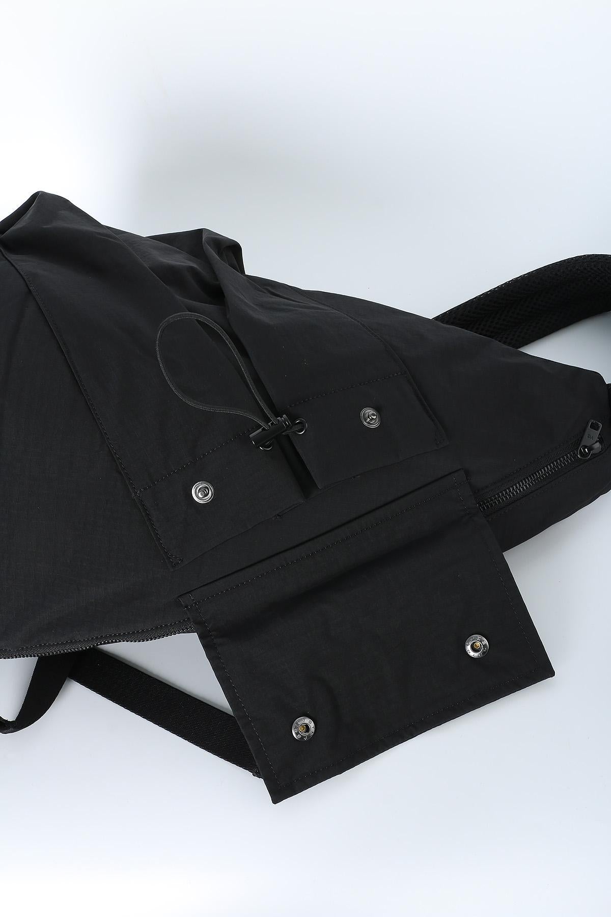 Y-3 Black Utility Sling Backpack
